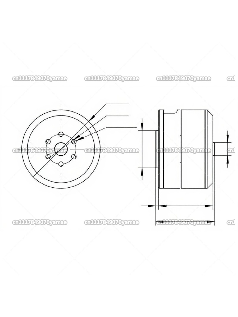 Direct Drive Servo Motor Robotics - Para Motor de Cubo BLDC DM-H3510